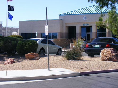 Front View of the City of Las Vegas Detention Centers - 3300 E. Stewart Ave. Las Vegas, NV