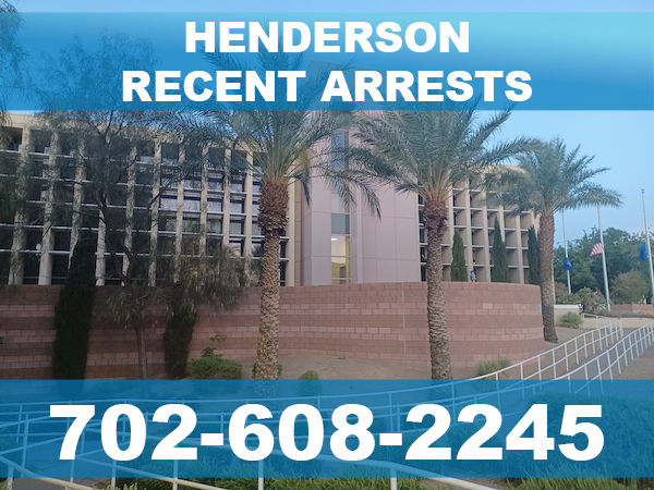Henderson Recent Arrests